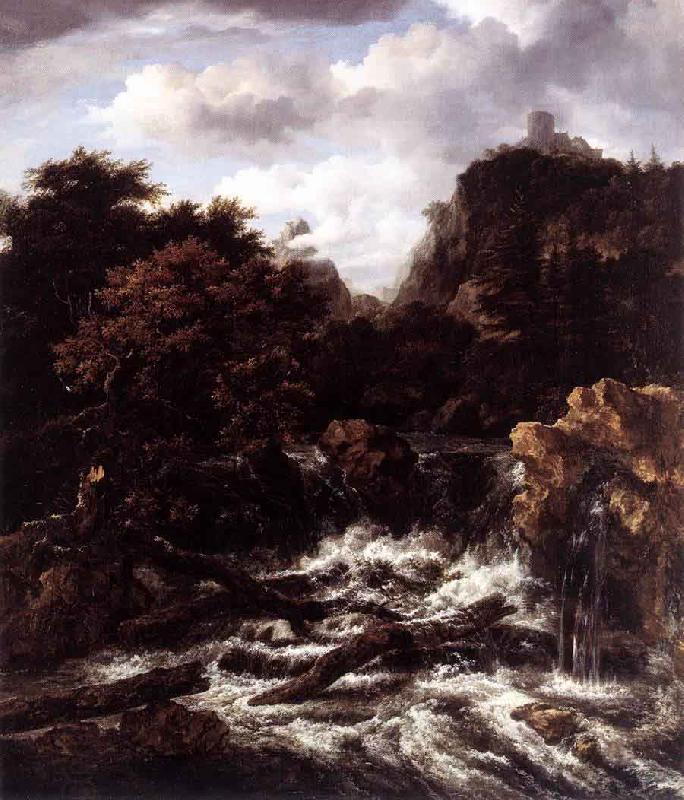 Jacob Isaacksz. van Ruisdael Norwegian Landscape with Waterfall China oil painting art